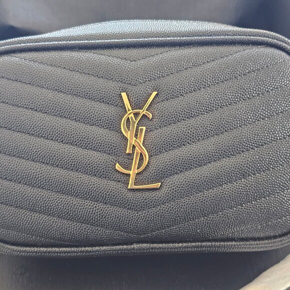 YSL Mini Lou Camera Bag with Tassel and Gold Hardware (Unused, Factory Wraps On) - Picture 7 of 10